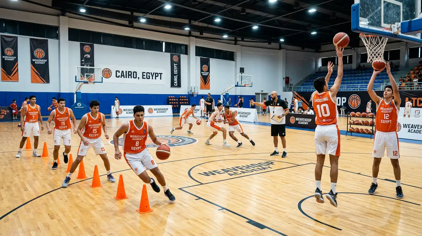 معسكر تدريبي لكرة السلة للشباب